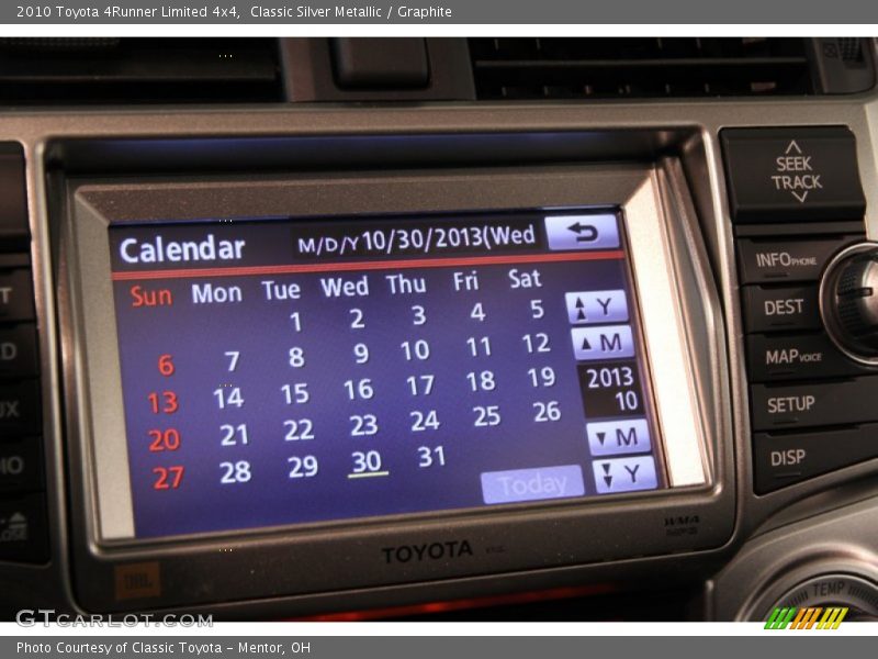 Classic Silver Metallic / Graphite 2010 Toyota 4Runner Limited 4x4
