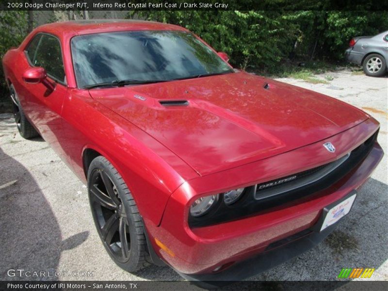 Inferno Red Crystal Pearl Coat / Dark Slate Gray 2009 Dodge Challenger R/T