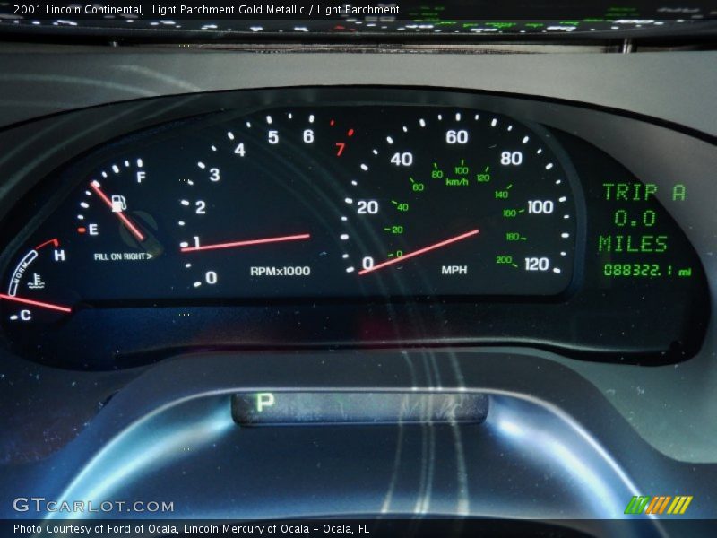  2001 Continental   Gauges