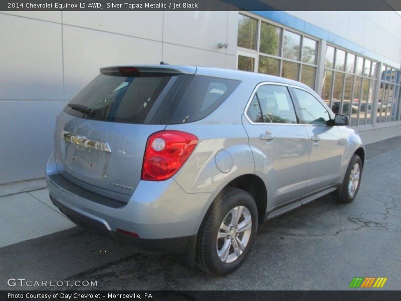 Silver Topaz Metallic / Jet Black 2014 Chevrolet Equinox LS AWD