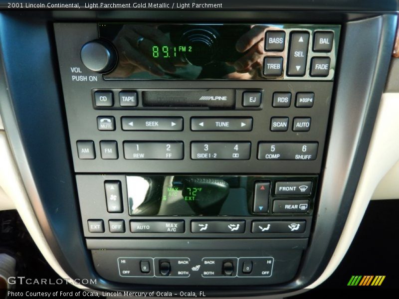 Controls of 2001 Continental 