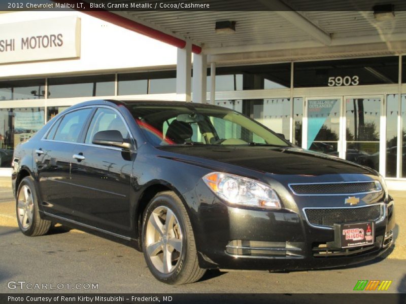 Black Granite Metallic / Cocoa/Cashmere 2012 Chevrolet Malibu LT