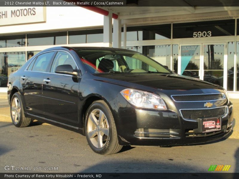 Black Granite Metallic / Cocoa/Cashmere 2012 Chevrolet Malibu LT