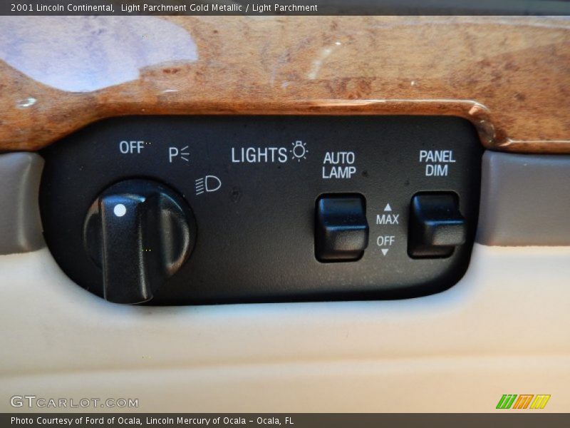 Controls of 2001 Continental 
