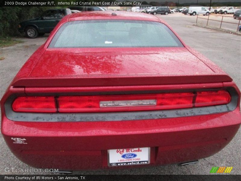 Inferno Red Crystal Pearl Coat / Dark Slate Gray 2009 Dodge Challenger R/T