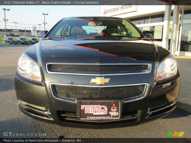 Black Granite Metallic / Cocoa/Cashmere 2012 Chevrolet Malibu LT