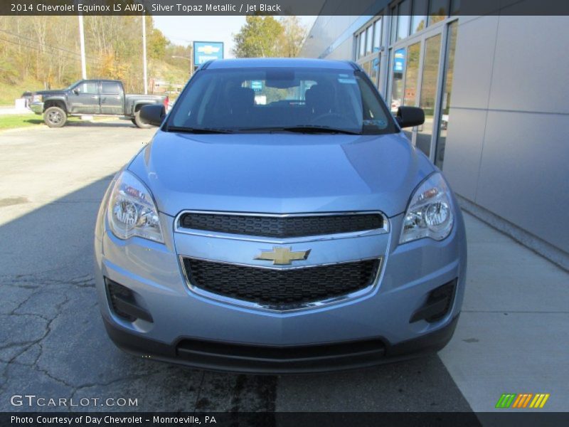 Silver Topaz Metallic / Jet Black 2014 Chevrolet Equinox LS AWD