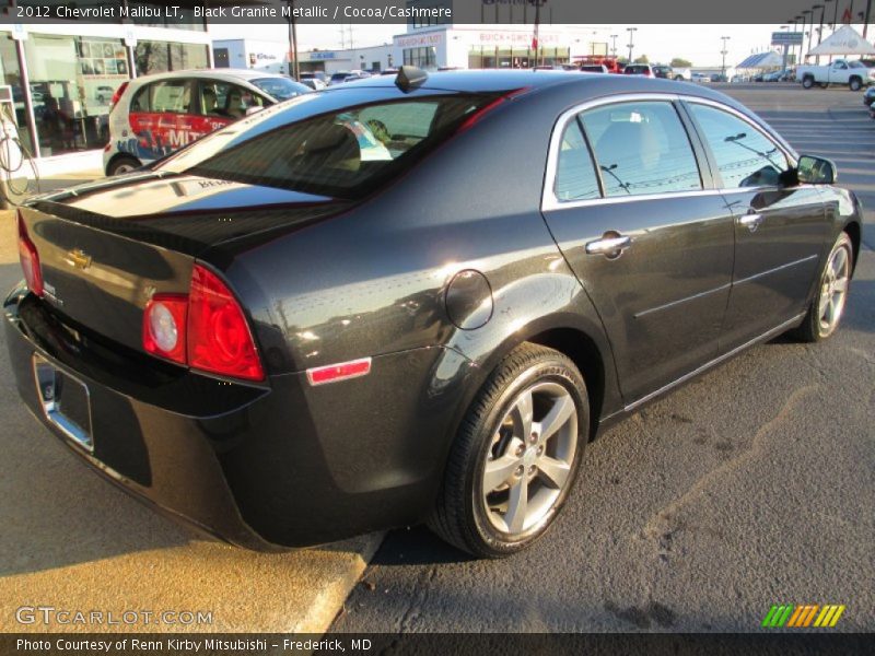 Black Granite Metallic / Cocoa/Cashmere 2012 Chevrolet Malibu LT