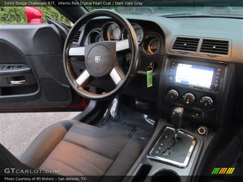 Inferno Red Crystal Pearl Coat / Dark Slate Gray 2009 Dodge Challenger R/T