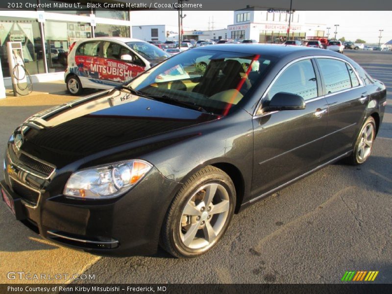 Black Granite Metallic / Cocoa/Cashmere 2012 Chevrolet Malibu LT