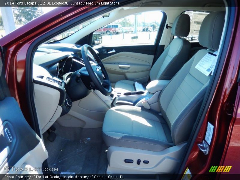Sunset / Medium Light Stone 2014 Ford Escape SE 2.0L EcoBoost