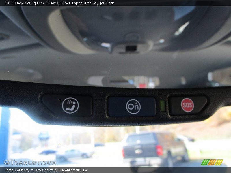 Silver Topaz Metallic / Jet Black 2014 Chevrolet Equinox LS AWD