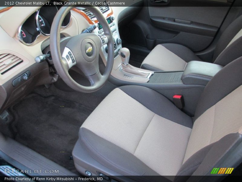 Black Granite Metallic / Cocoa/Cashmere 2012 Chevrolet Malibu LT