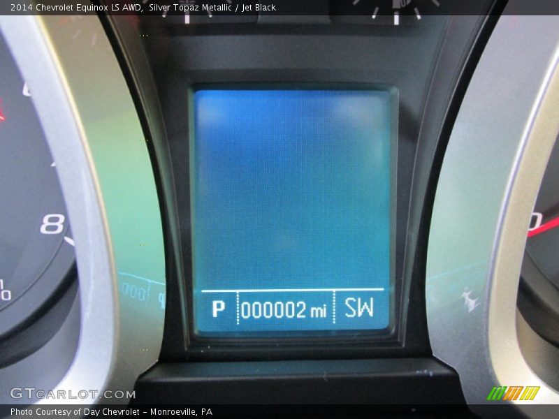 Silver Topaz Metallic / Jet Black 2014 Chevrolet Equinox LS AWD
