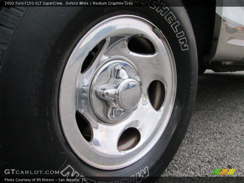 Oxford White / Medium Graphite Grey 2003 Ford F150 XLT SuperCrew