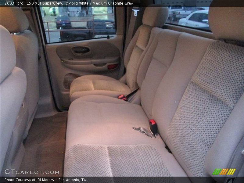 Oxford White / Medium Graphite Grey 2003 Ford F150 XLT SuperCrew