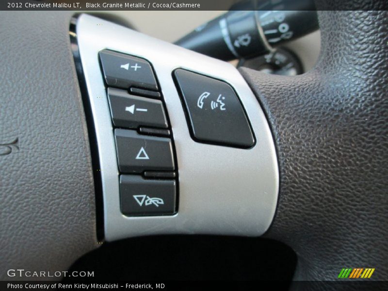 Black Granite Metallic / Cocoa/Cashmere 2012 Chevrolet Malibu LT