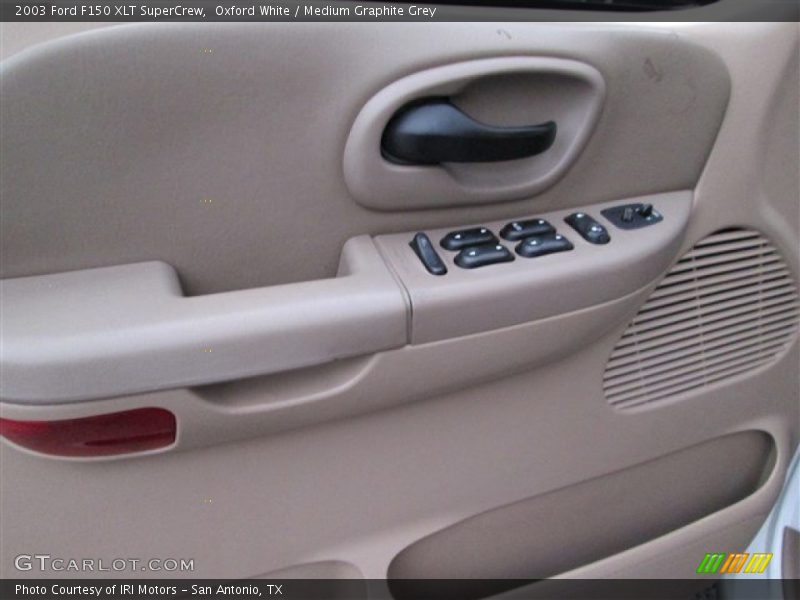 Oxford White / Medium Graphite Grey 2003 Ford F150 XLT SuperCrew