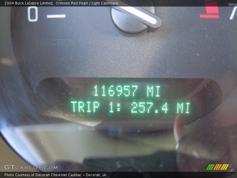 Crimson Red Pearl / Light Cashmere 2004 Buick LeSabre Limited