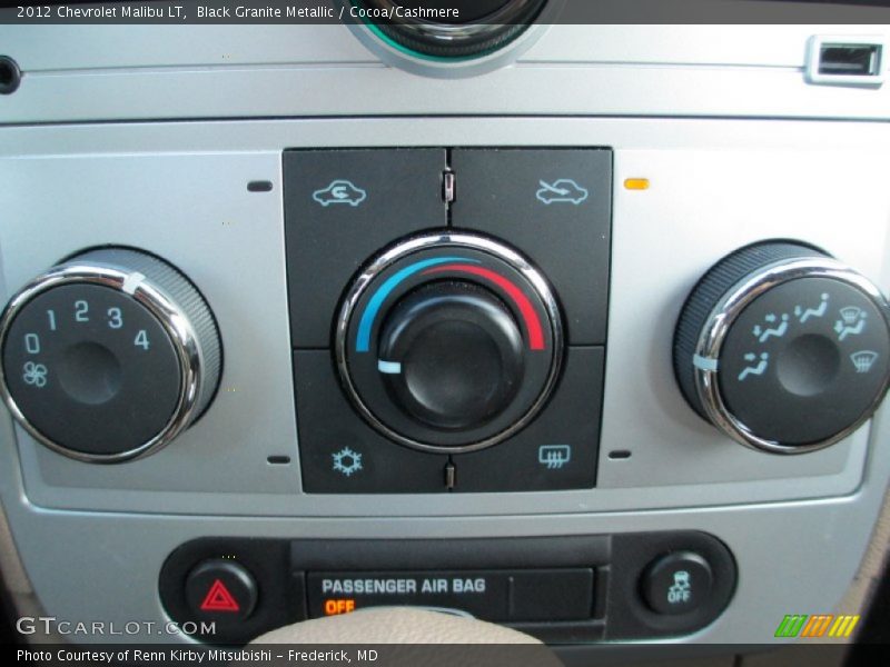 Black Granite Metallic / Cocoa/Cashmere 2012 Chevrolet Malibu LT