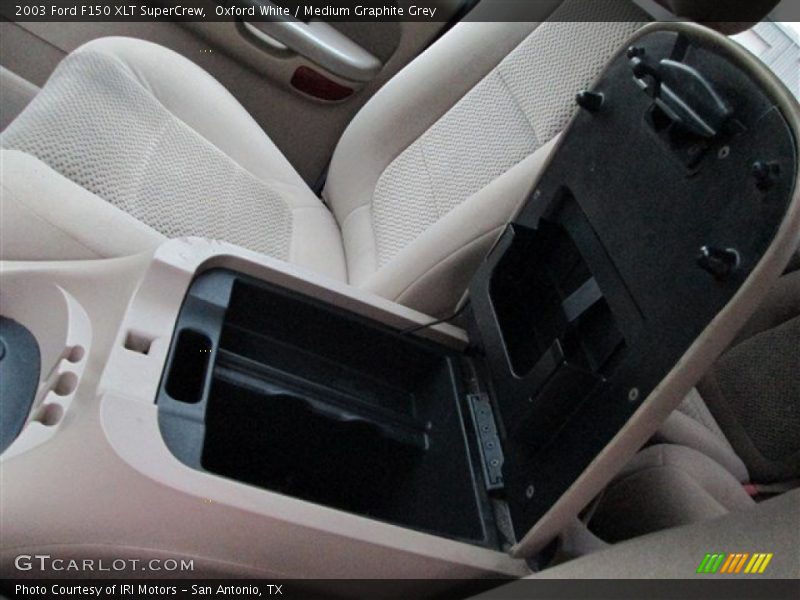 Oxford White / Medium Graphite Grey 2003 Ford F150 XLT SuperCrew