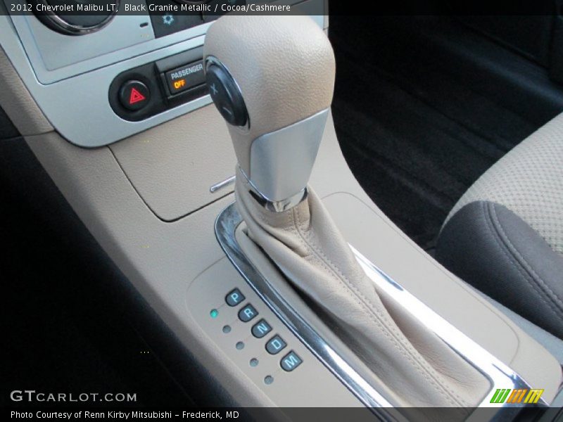 Black Granite Metallic / Cocoa/Cashmere 2012 Chevrolet Malibu LT