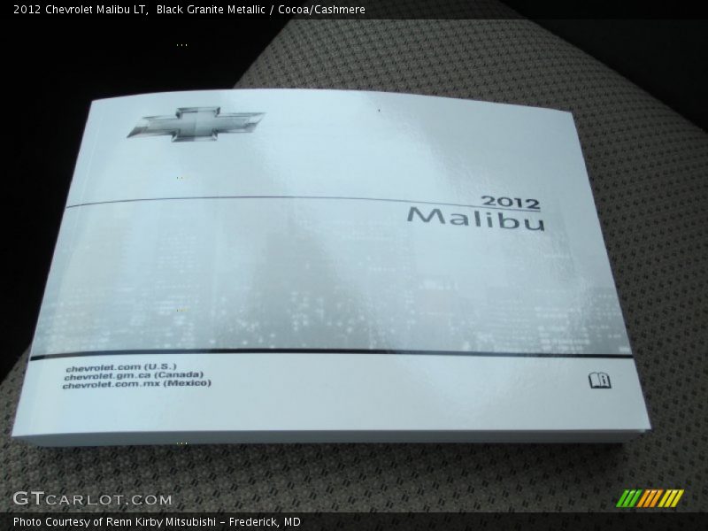 Black Granite Metallic / Cocoa/Cashmere 2012 Chevrolet Malibu LT