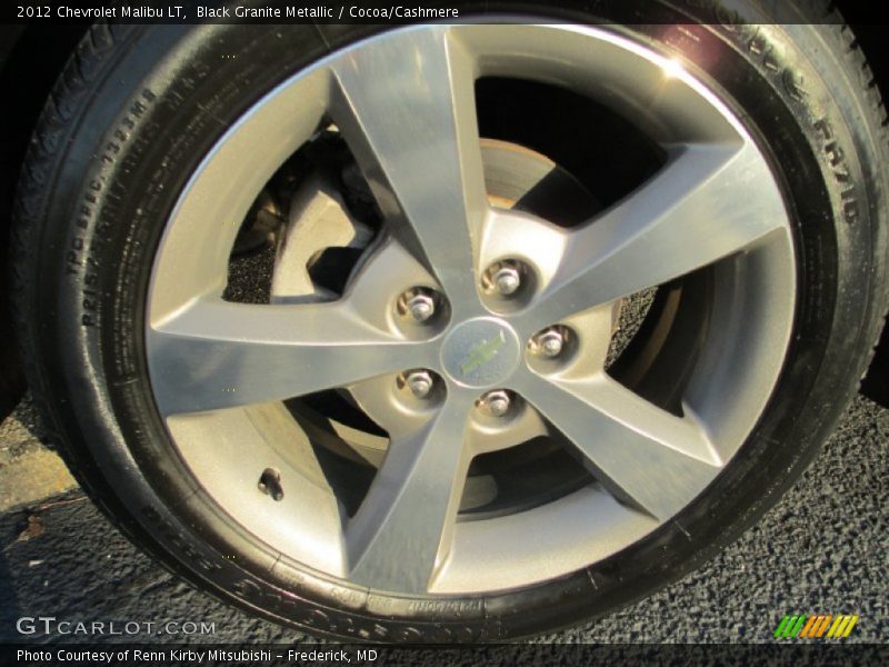 Black Granite Metallic / Cocoa/Cashmere 2012 Chevrolet Malibu LT