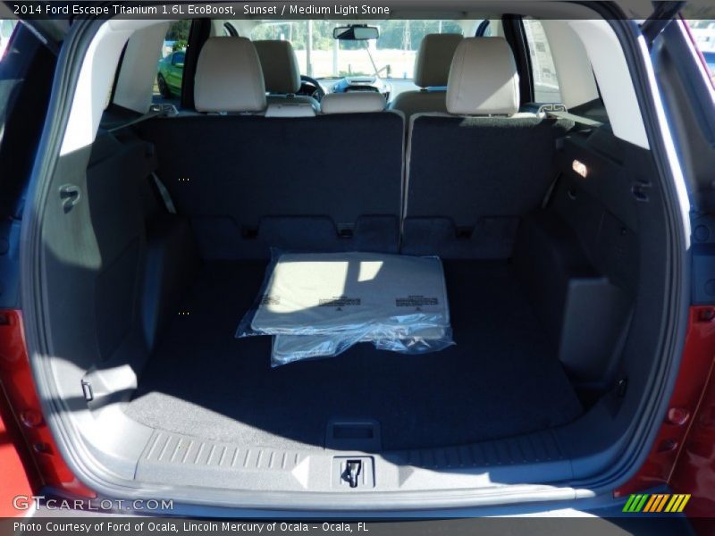 Sunset / Medium Light Stone 2014 Ford Escape Titanium 1.6L EcoBoost