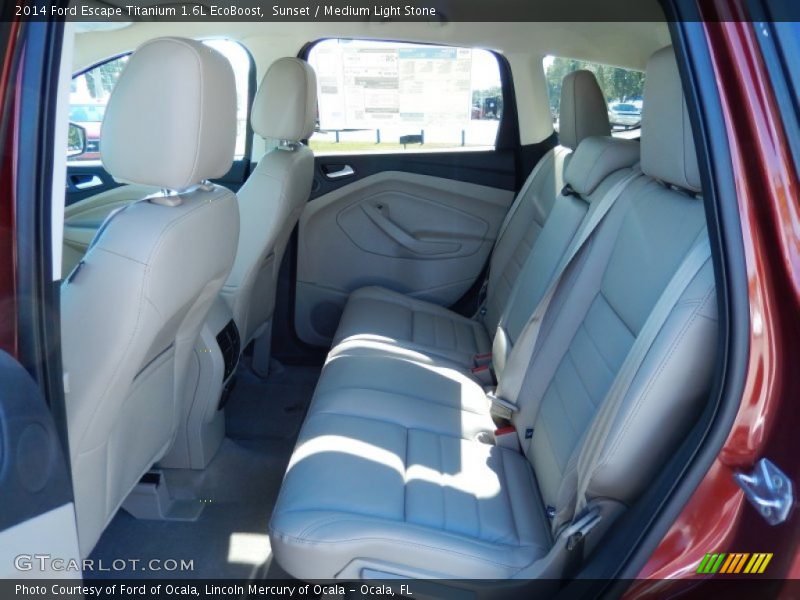 Sunset / Medium Light Stone 2014 Ford Escape Titanium 1.6L EcoBoost