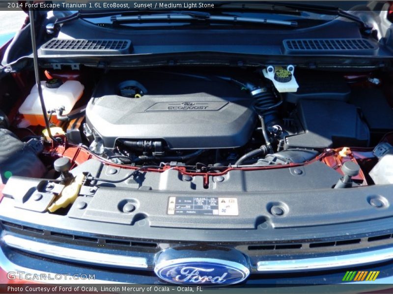 Sunset / Medium Light Stone 2014 Ford Escape Titanium 1.6L EcoBoost