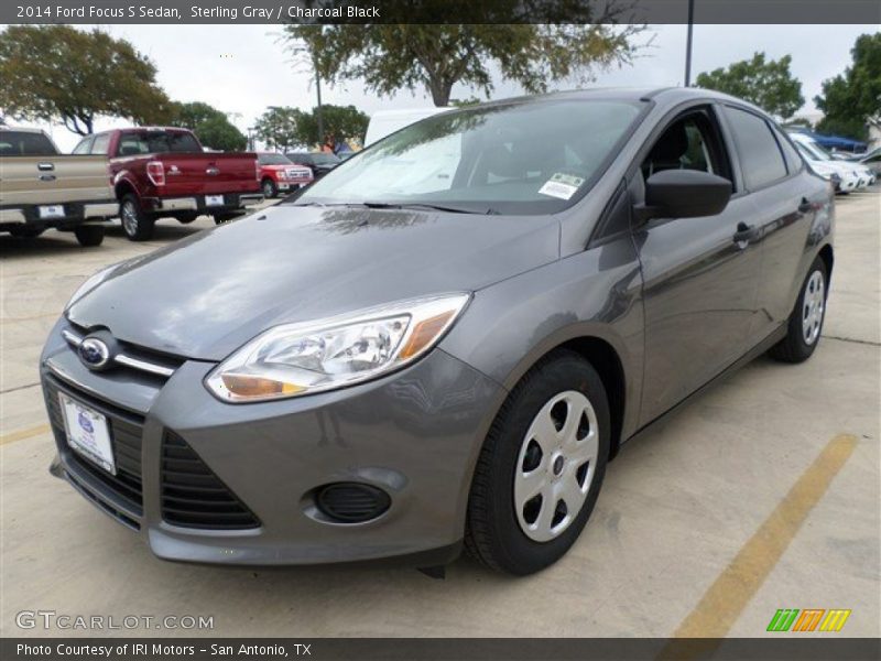 Sterling Gray / Charcoal Black 2014 Ford Focus S Sedan