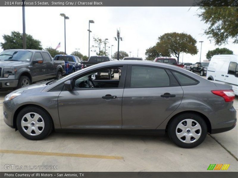 Sterling Gray / Charcoal Black 2014 Ford Focus S Sedan