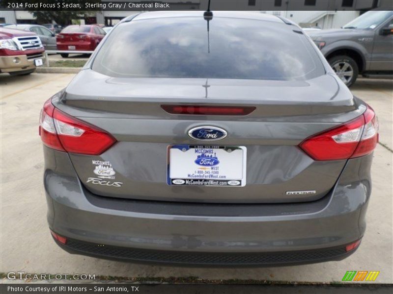 Sterling Gray / Charcoal Black 2014 Ford Focus S Sedan