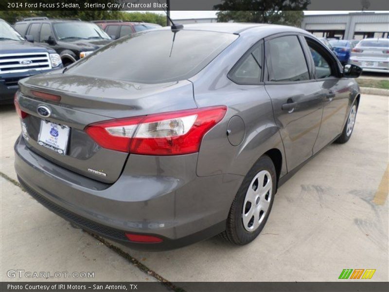 Sterling Gray / Charcoal Black 2014 Ford Focus S Sedan