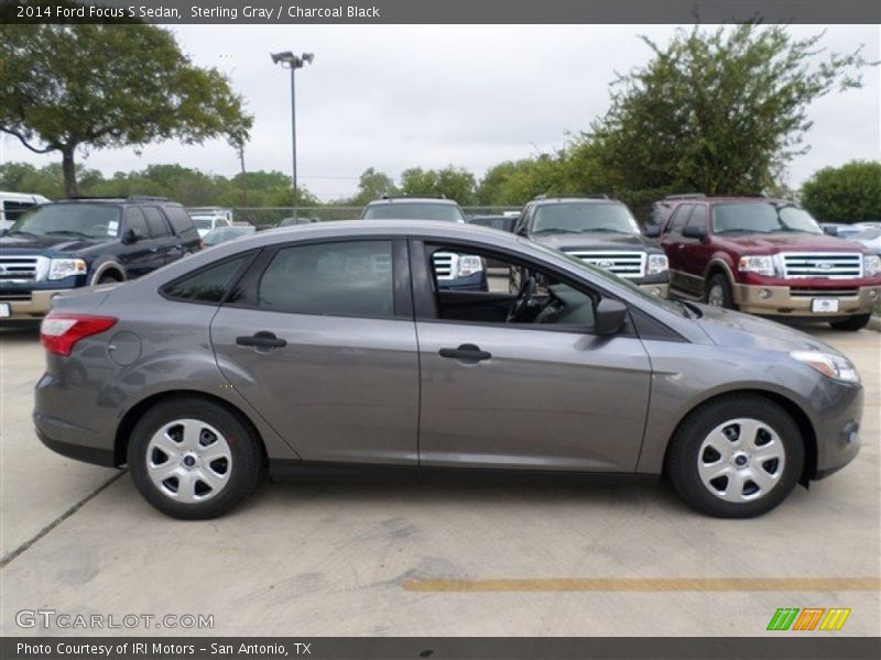Sterling Gray / Charcoal Black 2014 Ford Focus S Sedan