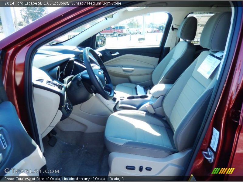 Sunset / Medium Light Stone 2014 Ford Escape SE 1.6L EcoBoost