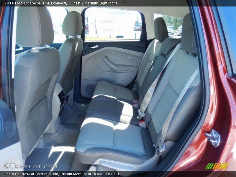 Sunset / Medium Light Stone 2014 Ford Escape SE 1.6L EcoBoost