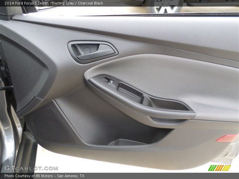 Sterling Gray / Charcoal Black 2014 Ford Focus S Sedan