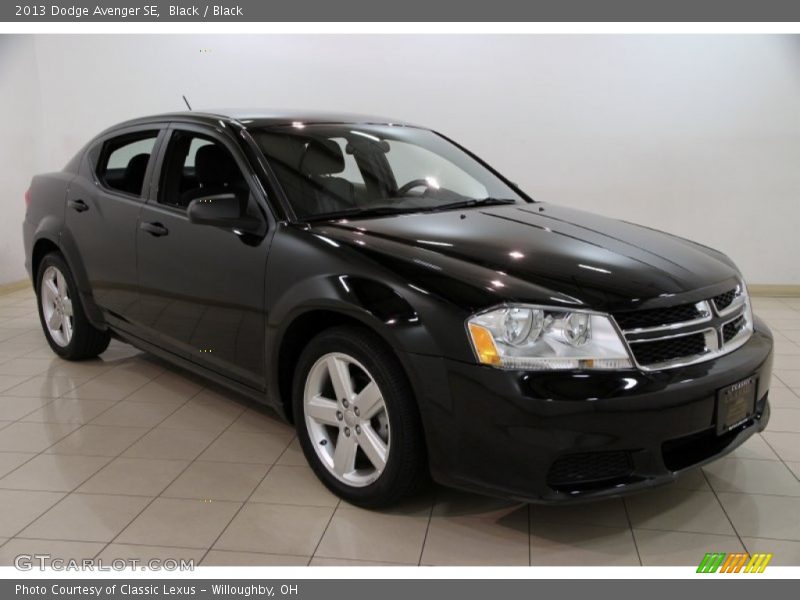 Black / Black 2013 Dodge Avenger SE