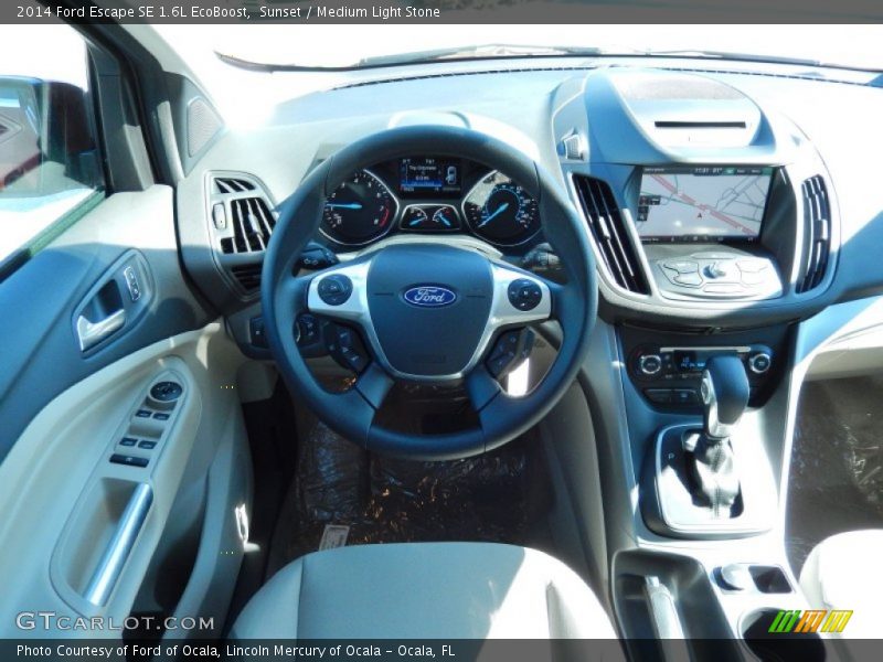 Sunset / Medium Light Stone 2014 Ford Escape SE 1.6L EcoBoost