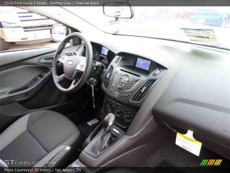 Sterling Gray / Charcoal Black 2014 Ford Focus S Sedan