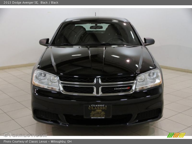 Black / Black 2013 Dodge Avenger SE