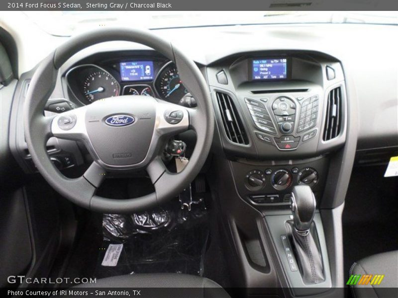 Sterling Gray / Charcoal Black 2014 Ford Focus S Sedan