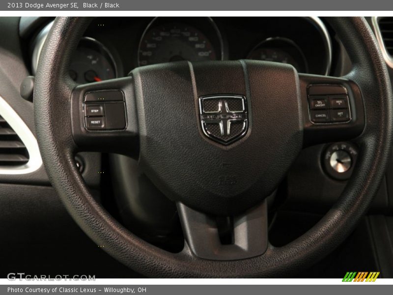 Black / Black 2013 Dodge Avenger SE