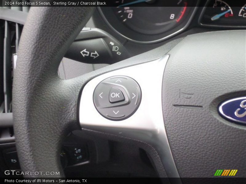 Sterling Gray / Charcoal Black 2014 Ford Focus S Sedan