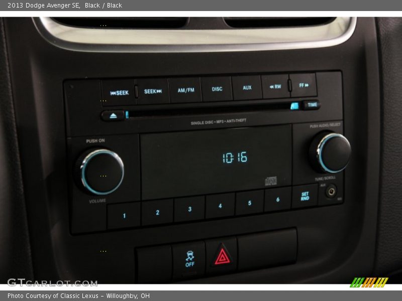 Black / Black 2013 Dodge Avenger SE