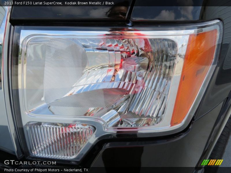 Kodiak Brown Metallic / Black 2013 Ford F150 Lariat SuperCrew