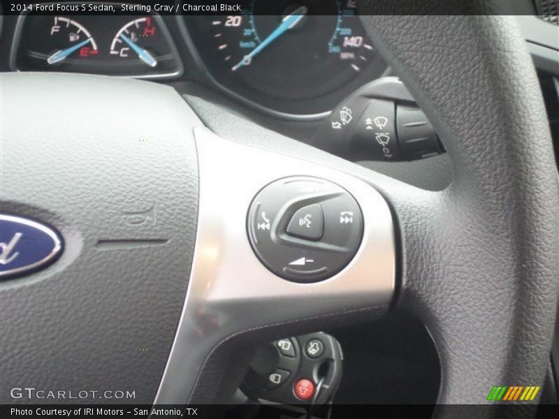 Sterling Gray / Charcoal Black 2014 Ford Focus S Sedan