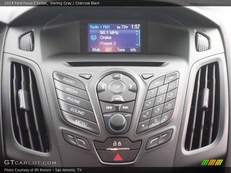 Sterling Gray / Charcoal Black 2014 Ford Focus S Sedan